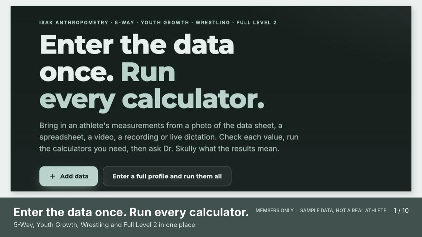 BQ Calculators sample slide 1 of 10